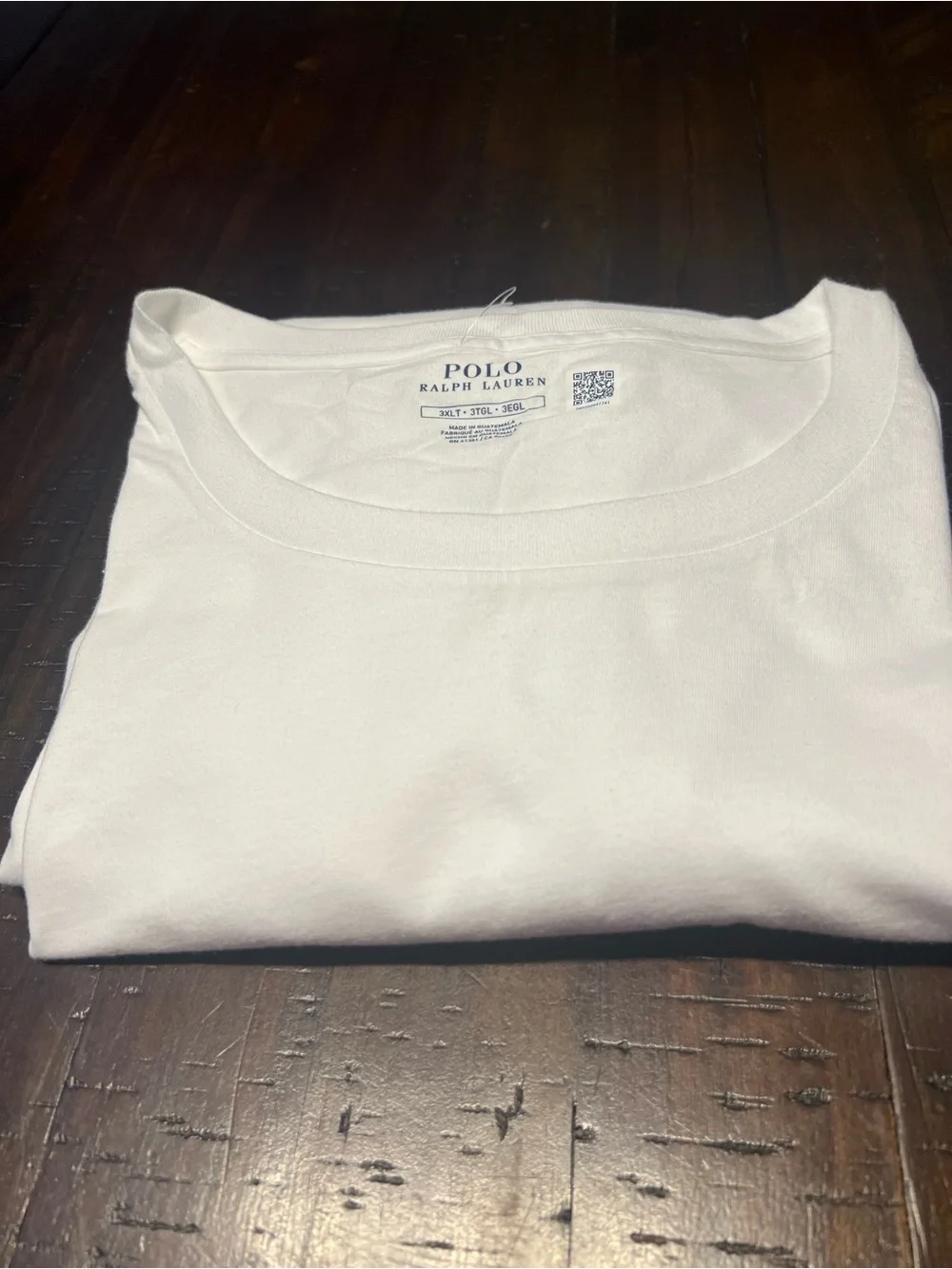 Ralph Lauren Polo Men's White Short Sleeve T-Shirt with Red Logo Size 3XLT